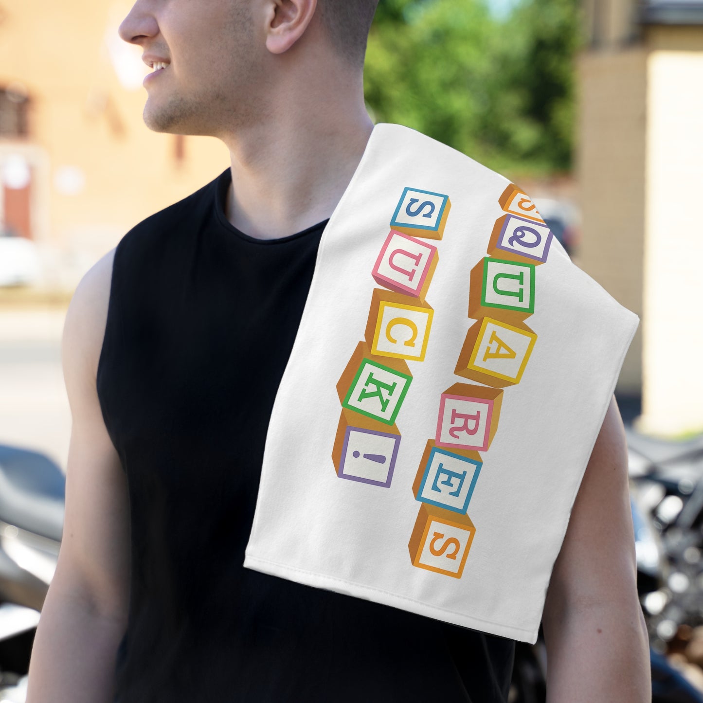 Squares Suck Rag