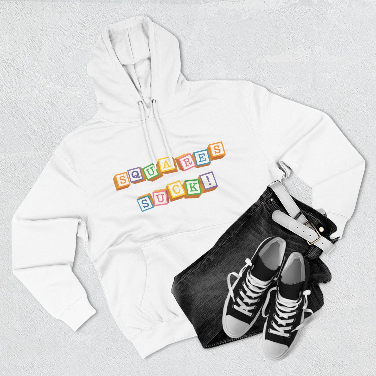 Squares Suck Hoodie