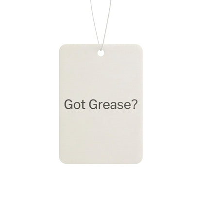 Got Grease? Car Air Freshener
