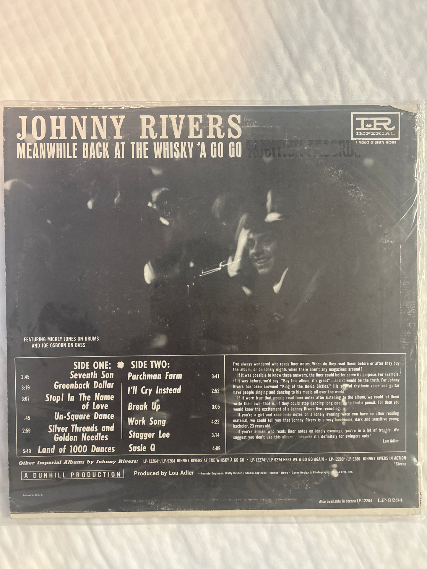 Johnny Rivers - Meanwhile Back at the Whisky À Go Go