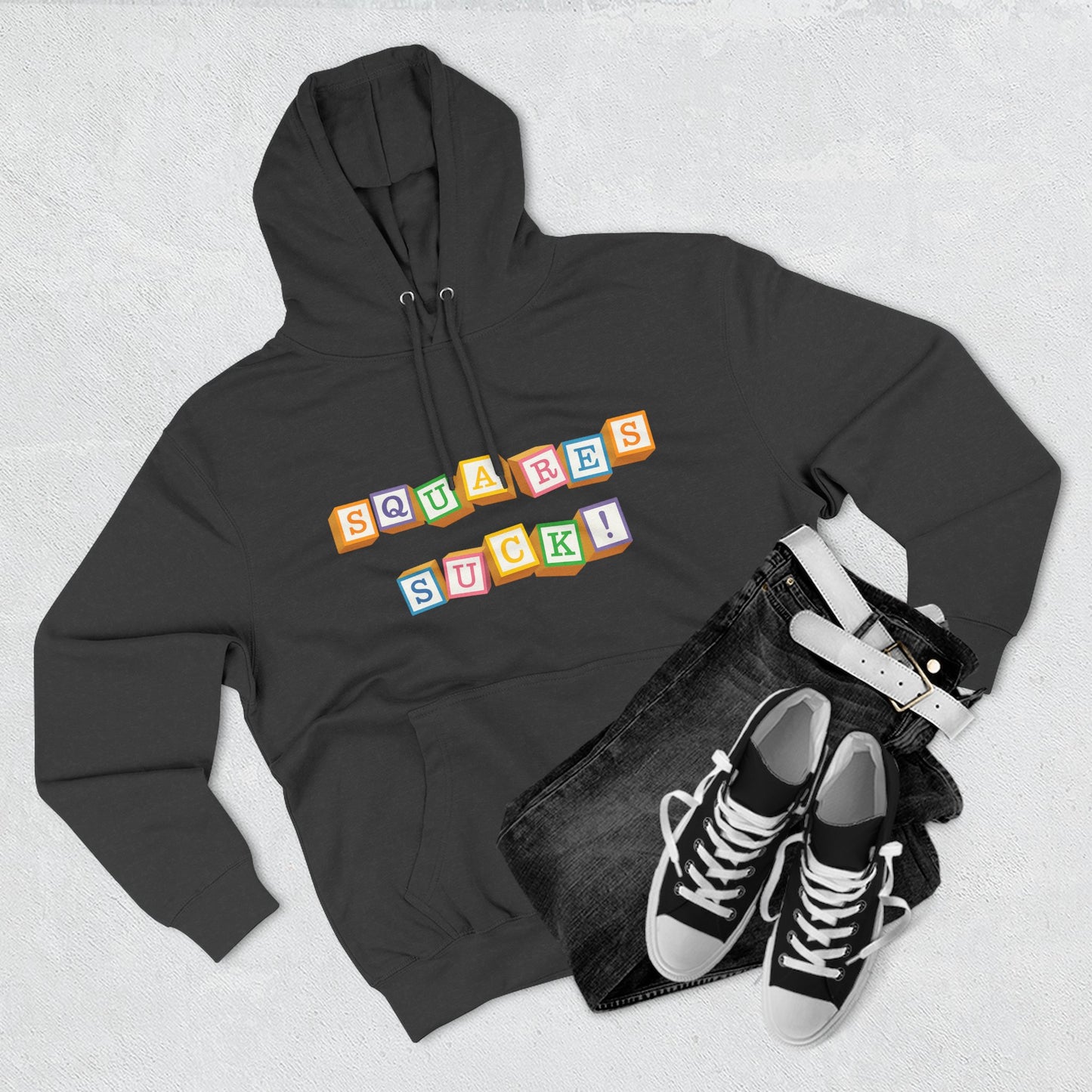 Squares Suck Hoodie