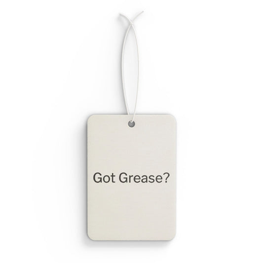 Got Grease? Car Air Freshener