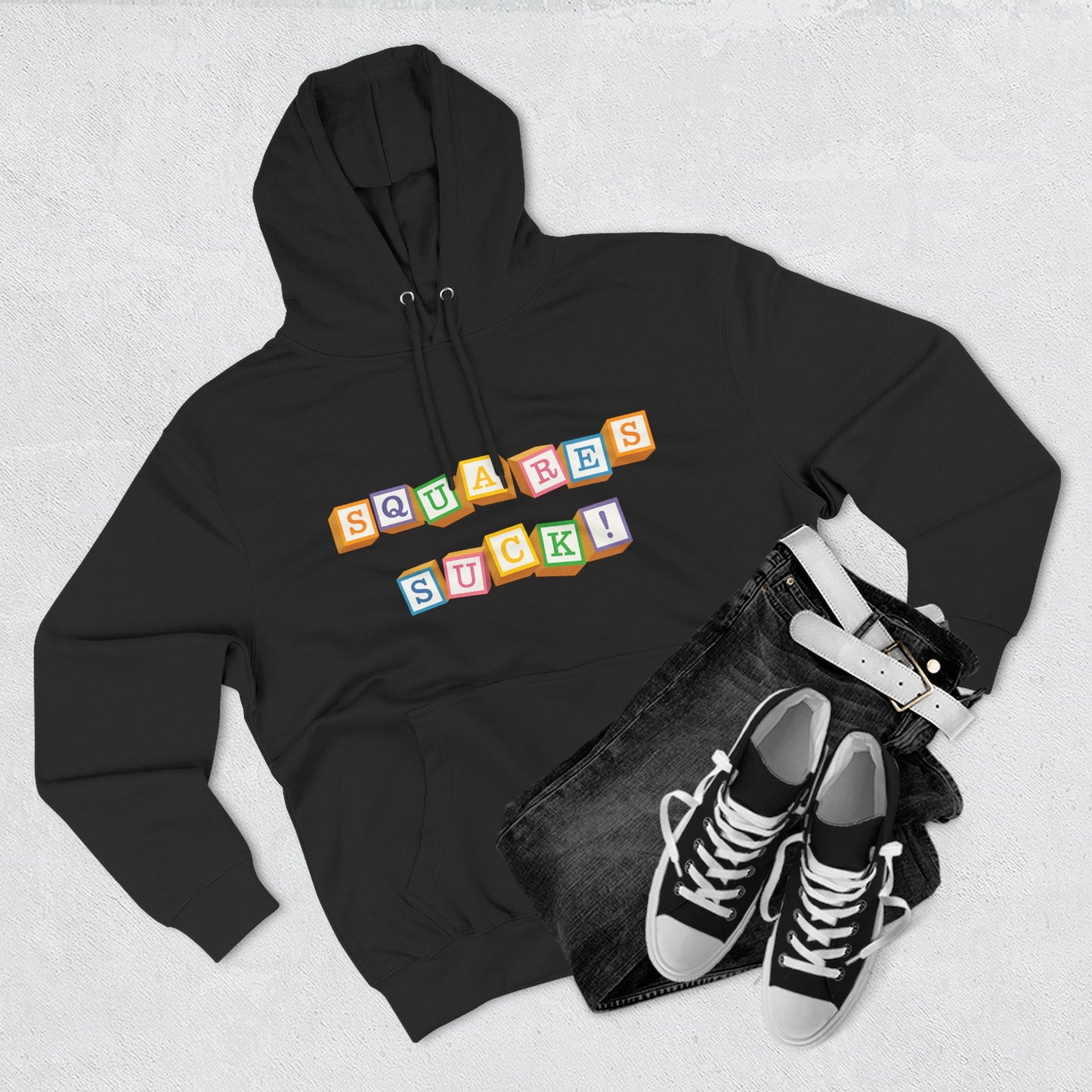 Squares Suck Hoodie