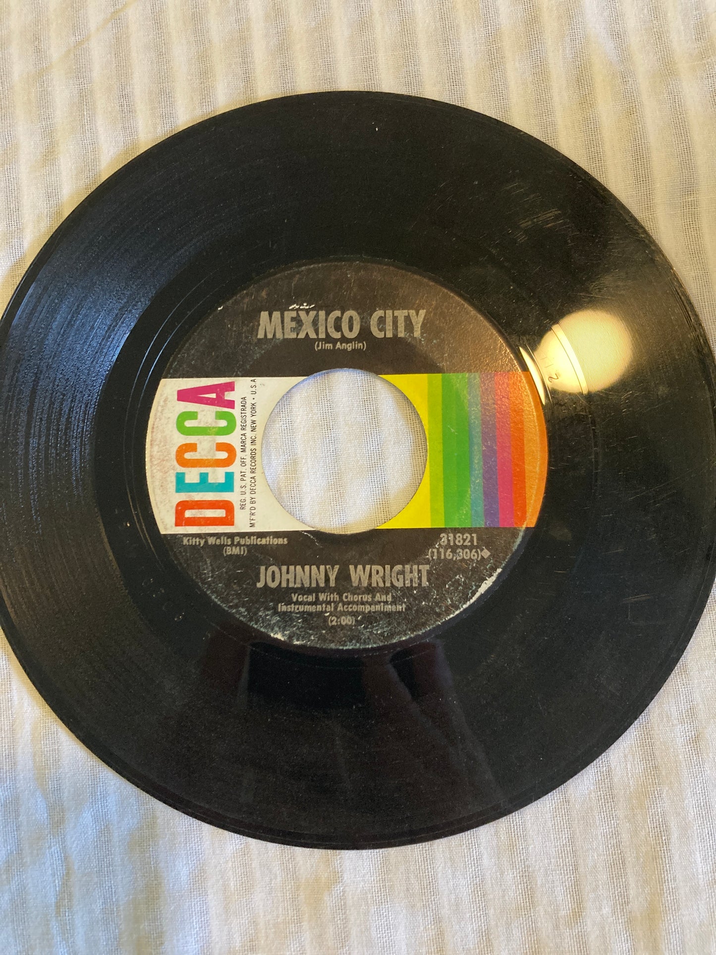 Johnny Wright 45