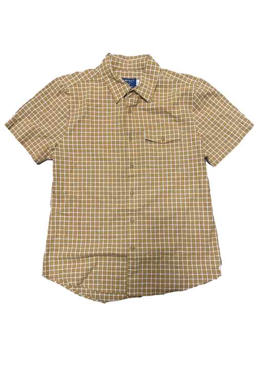 Yellow Gingham Button Up