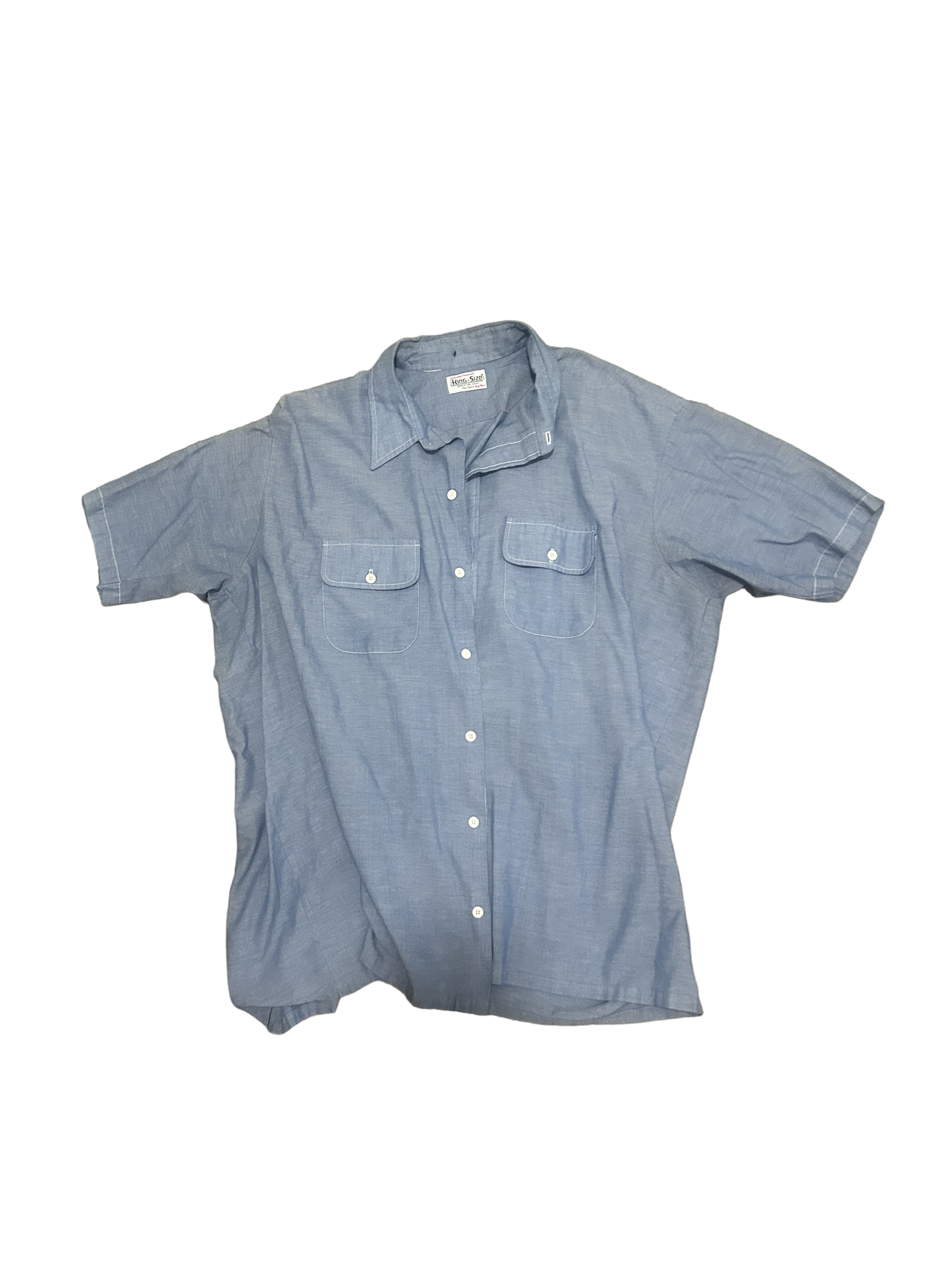 Blue Workwear Button Up